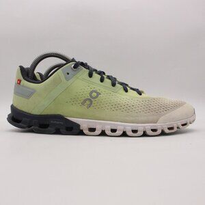 On Running Cloudflow Running Shoe Green Womens Size 10 Athletic Sneakers Lace Up